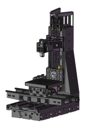 HV5F-1000 Five Sided Machining Center With 1000 X 1000mm Workbench 1600mm X Axis Travel