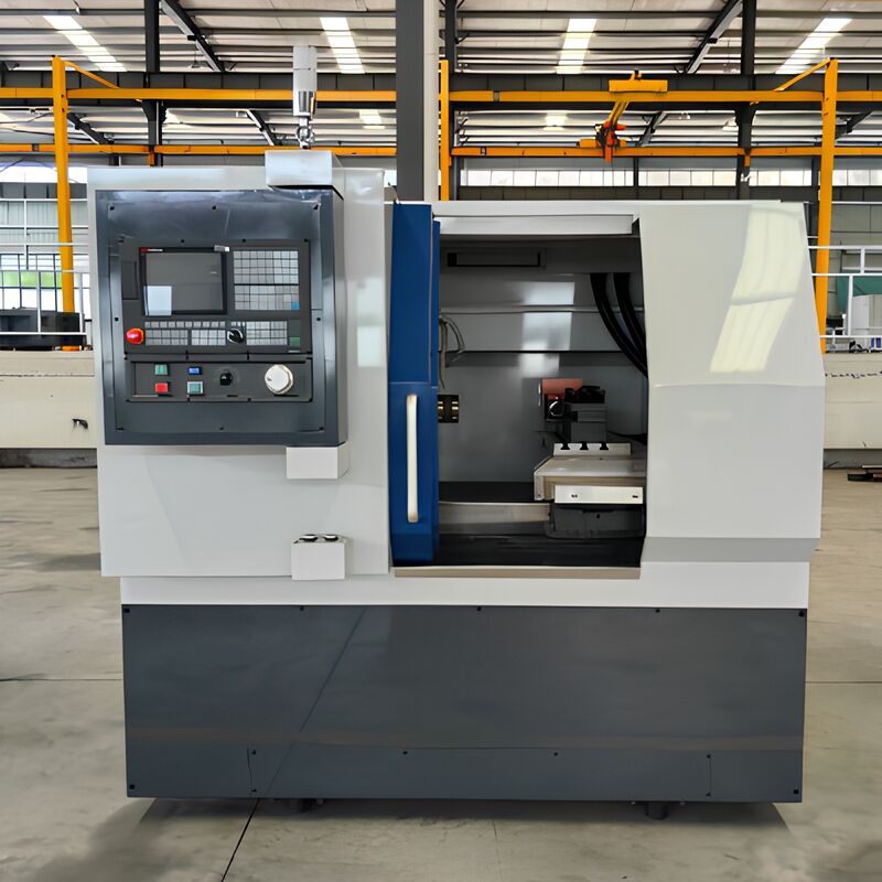 PT52 Light Duty CNC Turning Center Flat Bed Tool Lathe Single Spindle Automatic 380V