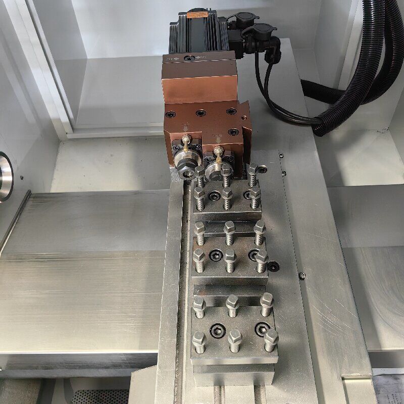 PT52 Light Duty CNC Turning Center Flat Bed Tool Lathe Single Spindle Automatic 380V
