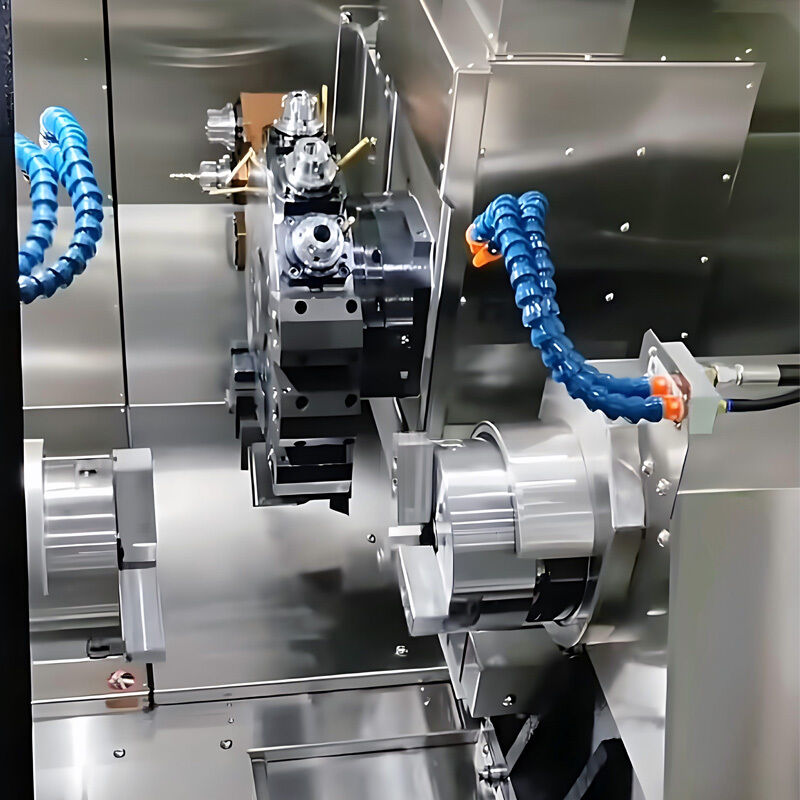 HT05DSZY ไดจิทัล กลางภาระ Y-Axis Center การหมุน Double Spindle ผลิตสูง