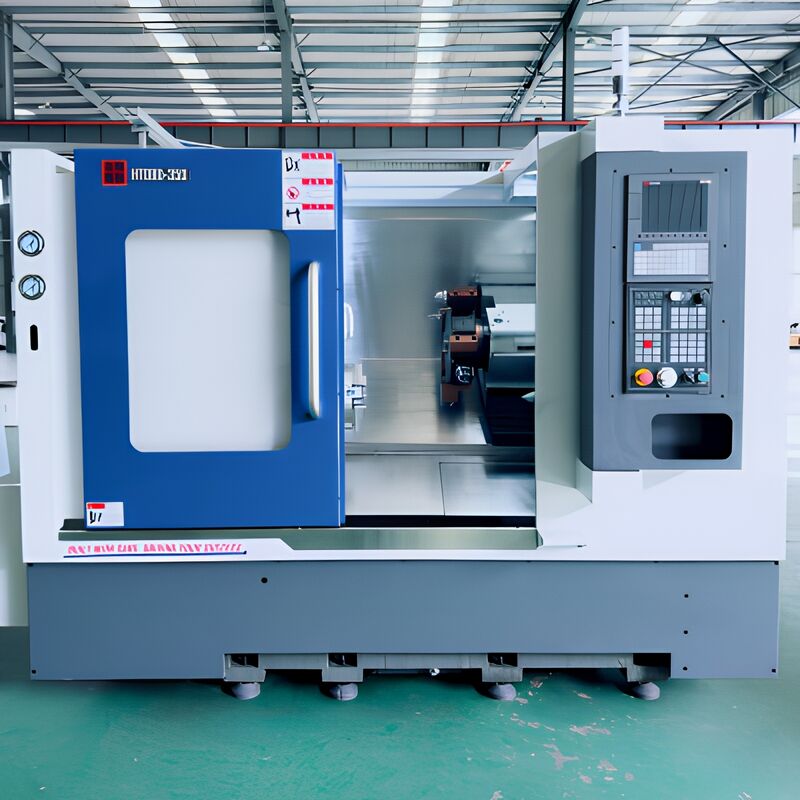 HT08Y High Precision CNC Turning Center Lathe Machine Single Spindle 350mm Workpiece Length