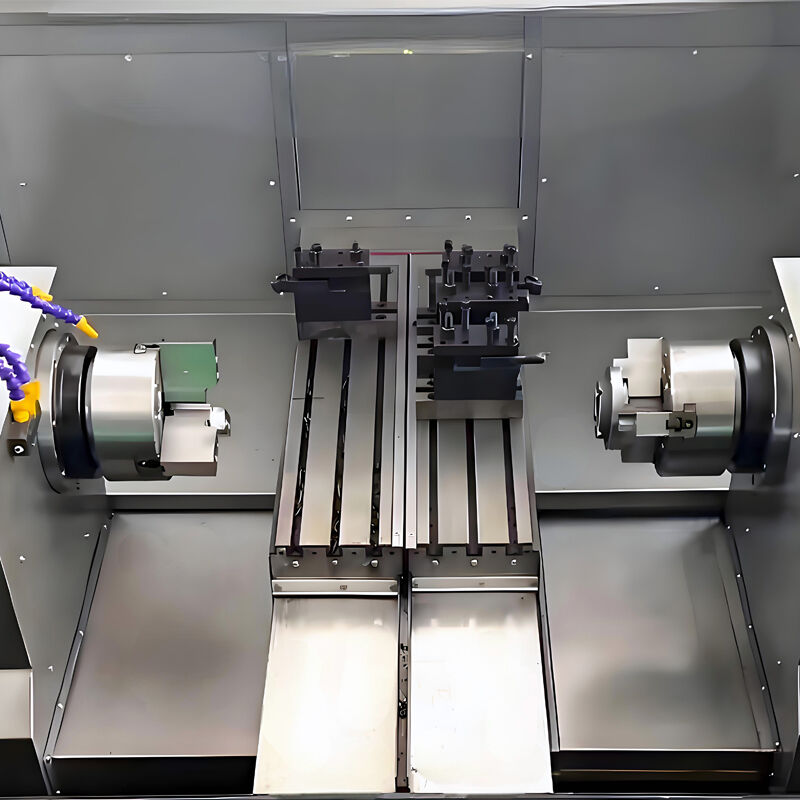 ET04W High Precision 4-Axis CNC Turning Center Medium Duty Twin Spindle Slant Bed Automatic Tool Lathe