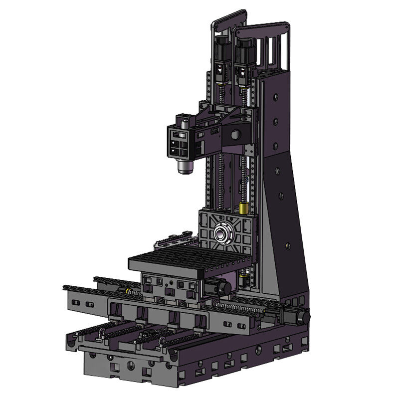 HV5F-1000 ศูนย์แปรรูป CNC ความแม่นยําสูงตั้งด้วย BT50 Spindle KND Control ความจุภาระ 2100kg