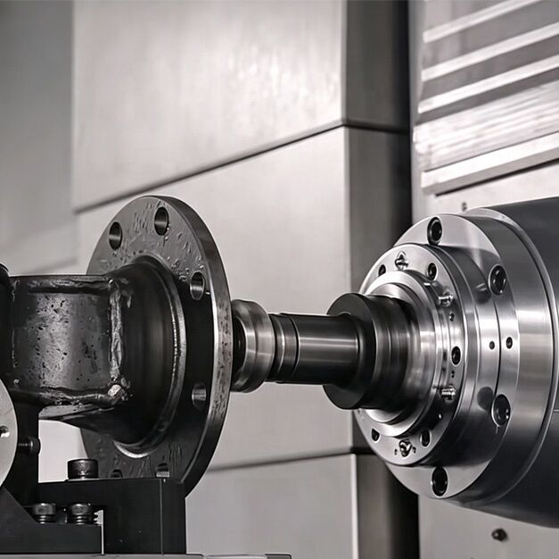 H5050IV High Quality 5-Axis Vertical & Horizontal Machining Center 500*500mm Worktable, Automatic CNC Milling for Molds