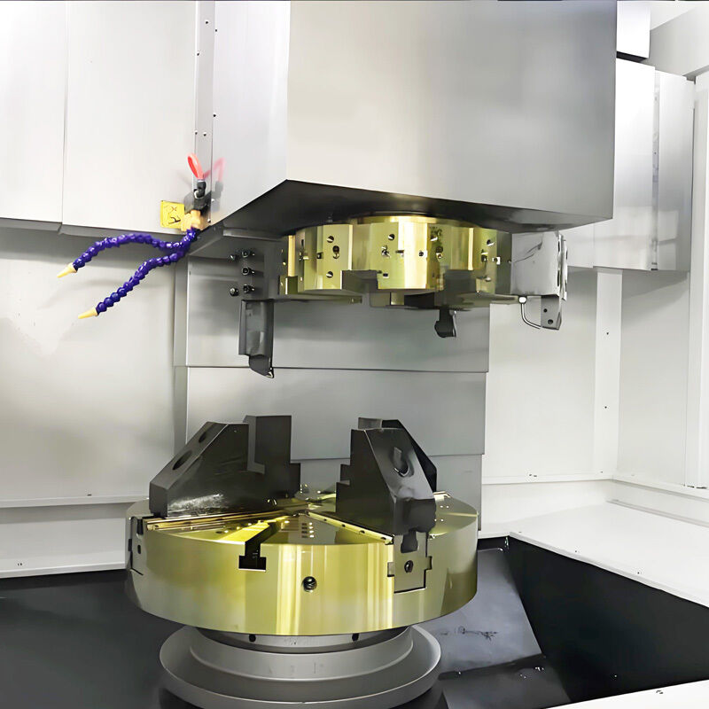 VTC800 Heavy-Duty CNC Vertical Lathe with Single-Axis High-Speed Spindle & Rigid Structure