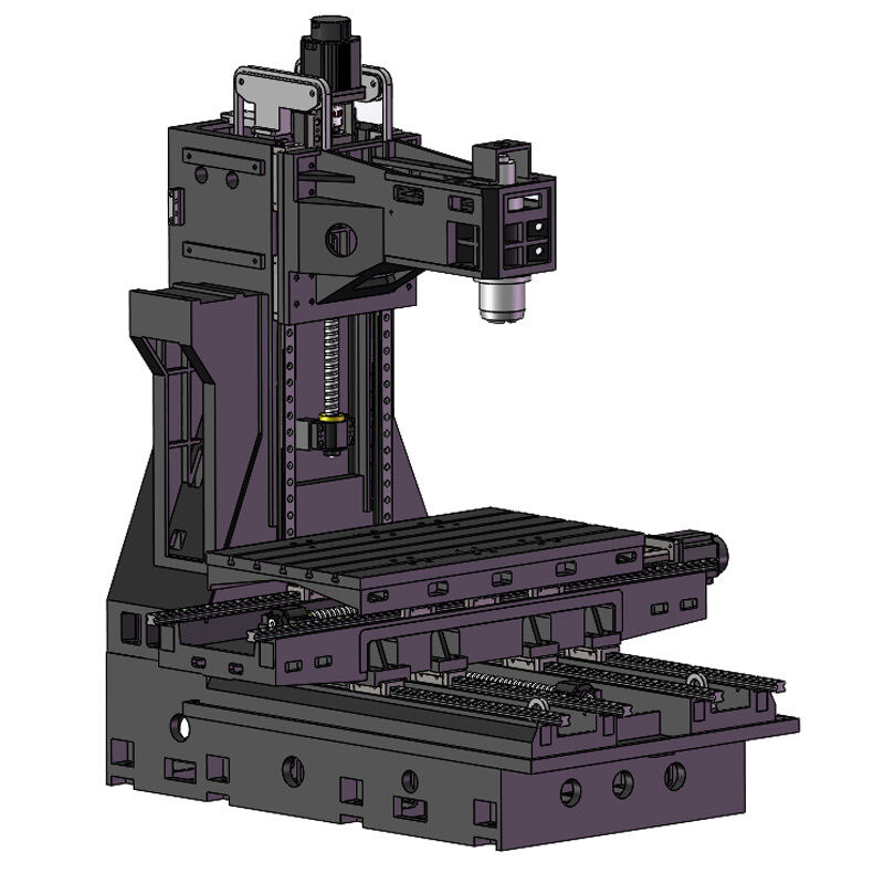 SJ CNC VS120 Heavy-Duty Vertical Machining Center 3-Axis CNC Milling Machine for Metal Processing, Made in China