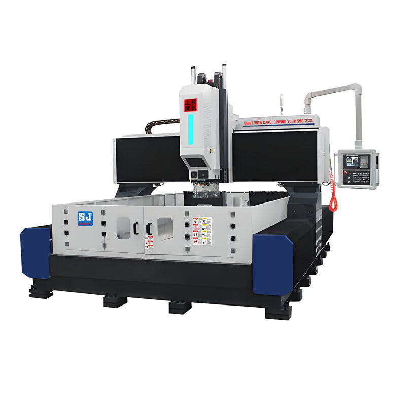 Precision Automatic CNC Gantry Drilling Machine BT40 Spindle Large Metal Plate Drilling Tapping Milling