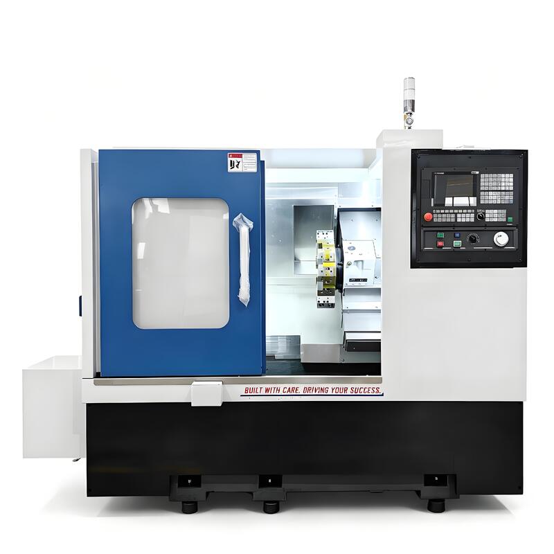 Factory Direct High Precision  Flat  Bed CNC Lathe 2 Axis Hydraulic Turret for Shaft & Gear Machining
