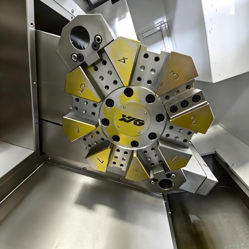 Factory Direct High Precision  Flat  Bed CNC Lathe 2 Axis Hydraulic Turret for Shaft & Gear Machining