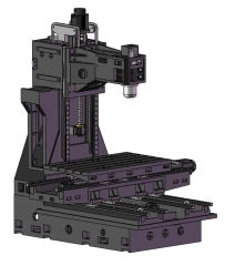 VS1160 Heavy Duty Vertical Machining Center With BT40 Spindle Taper Hole 8000 12000RPM