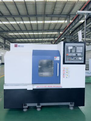 Horizontal High Precision Slant Bed CNC Lathe Machine With 350mm Tailstock Travel